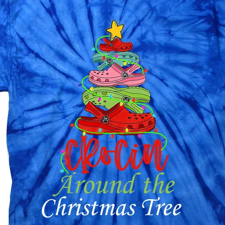 Crocin Around The Christmas Tree Funny Xmas 2020 Gift Cute Gift Tie-Dye T-Shirt