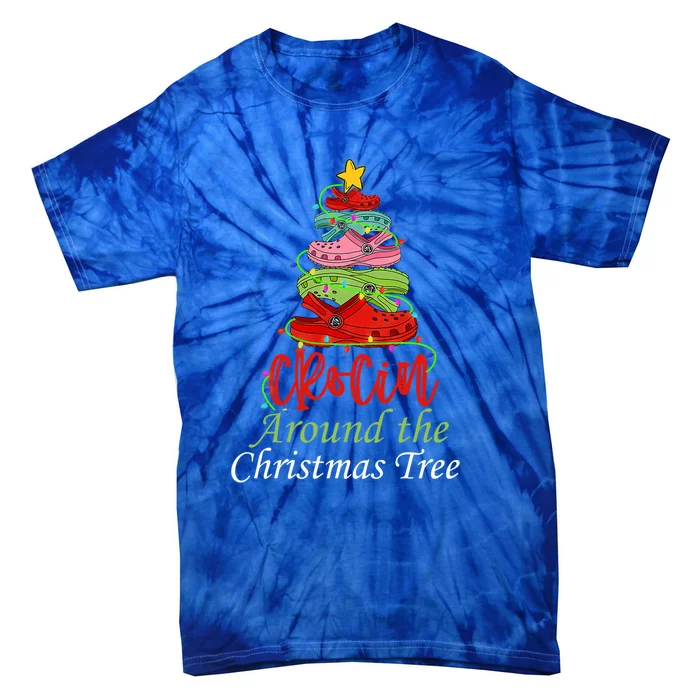 Crocin Around The Christmas Tree Funny Xmas 2020 Gift Cute Gift Tie-Dye T-Shirt