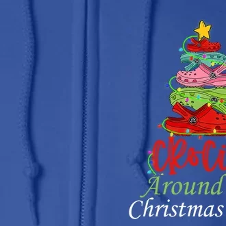 Crocin Around The Christmas Tree Funny Xmas 2020 Gift Cute Gift Full Zip Hoodie