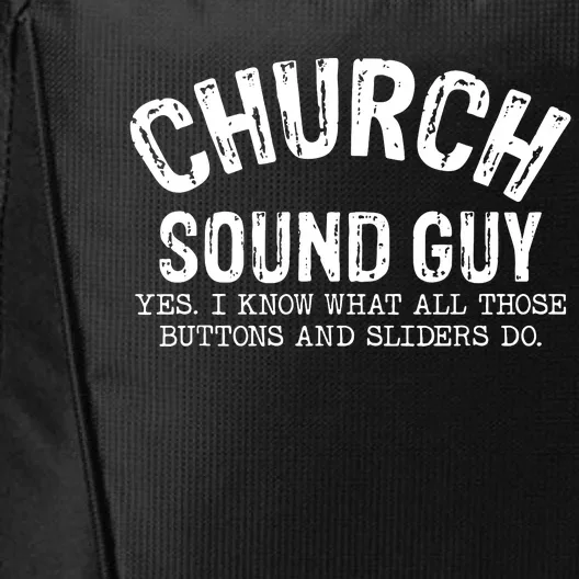 Church Audio Techs City Backpack