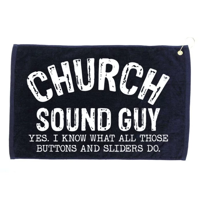 Church Audio Techs Grommeted Golf Towel