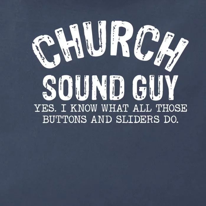 Church Audio Techs Zip Tote Bag