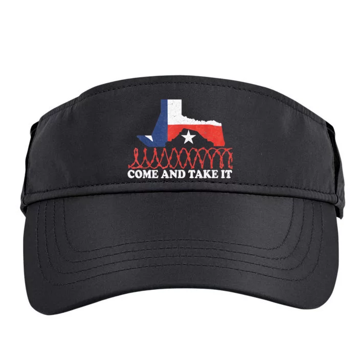 Come And Take It Supreme Court Texas Border 2024 Adult Drive Performance Visor