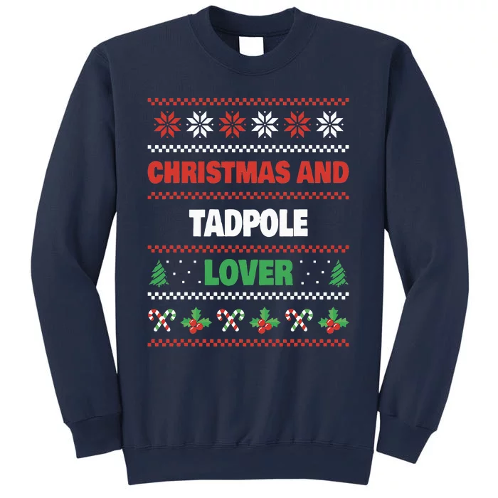 Christmas And Tadpole Lover Tadpole Ugly Christmas Sweatshirt