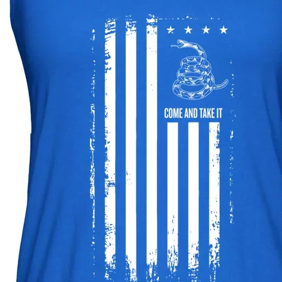 Come And Take It Great Gift American Flag Snake Great Gift Pro 2nd Adt Gift Ladies Essential Flowy Tank