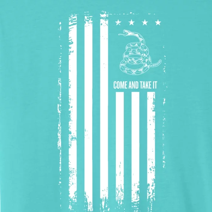 Come And Take It Great Gift American Flag Snake Great Gift Pro 2nd Adt Gift ChromaSoft Performance T-Shirt