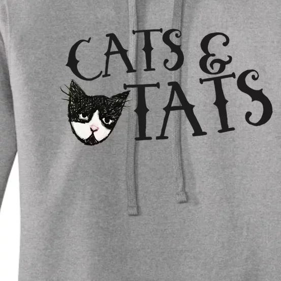 Cats And Tats Gift Women's Pullover Hoodie