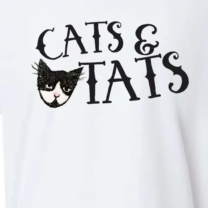 Cats And Tats Gift Sueded Cloud Jersey T-Shirt