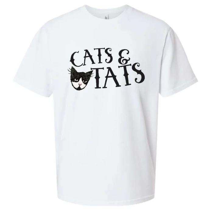 Cats And Tats Gift Sueded Cloud Jersey T-Shirt