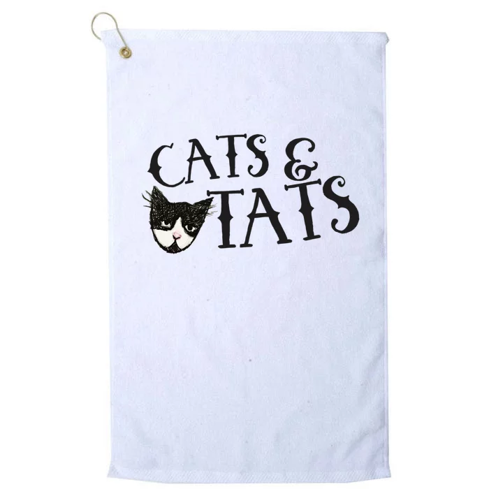 Cats And Tats Gift Platinum Collection Golf Towel