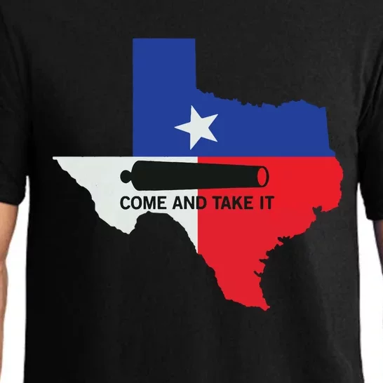 Come And Take It Canon Texas State Flag 1836 Gift Pajama Set