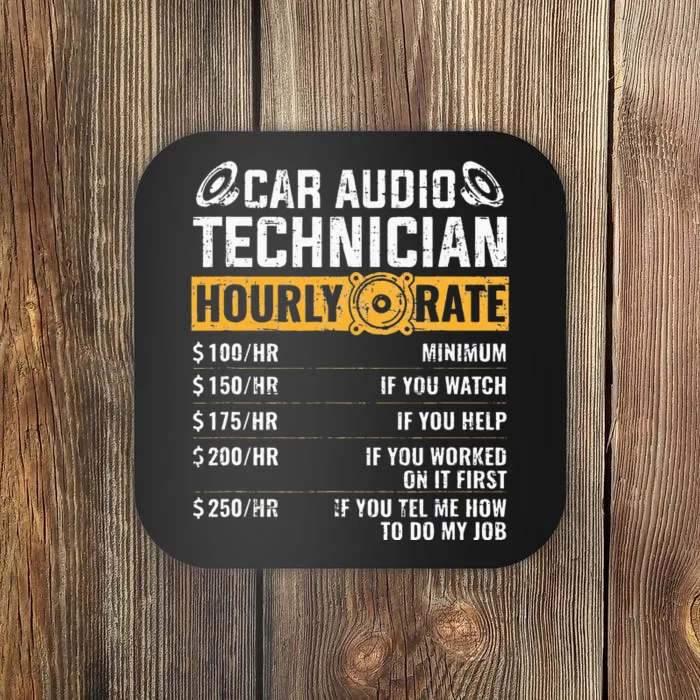 Car Audio Technician Hourly Rate Technician Car Audio Coaster