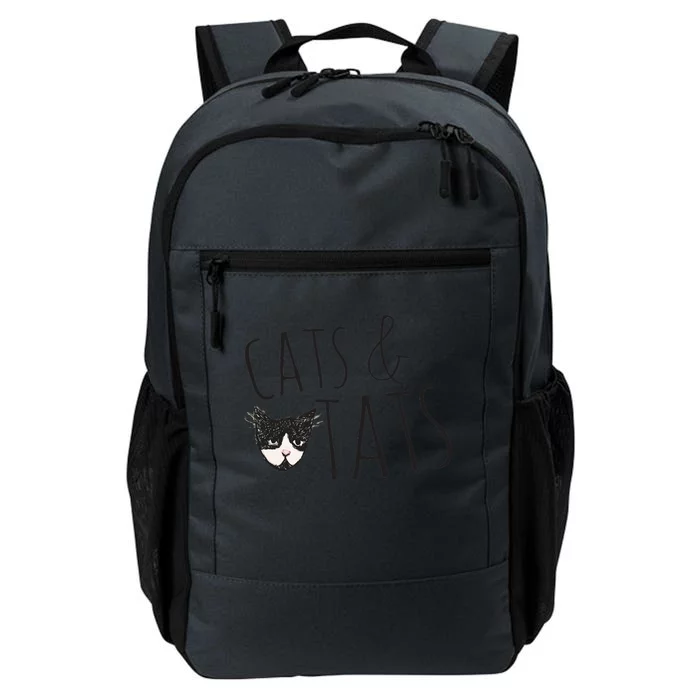 Cats and Tats cat tattoo lover Cats & Tats Daily Commute Backpack