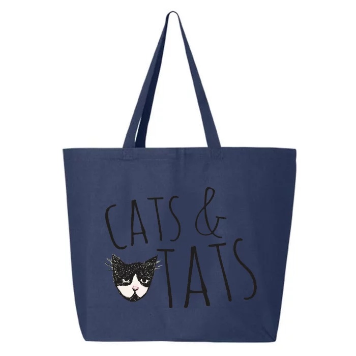 Cats and Tats cat tattoo lover Cats & Tats 25L Jumbo Tote