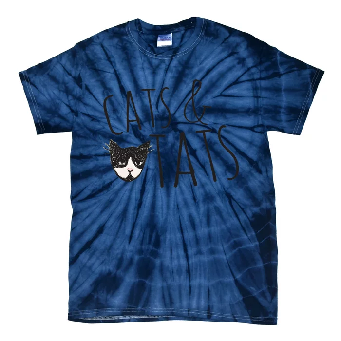 Cats and Tats cat tattoo lover Cats & Tats Tie-Dye T-Shirt