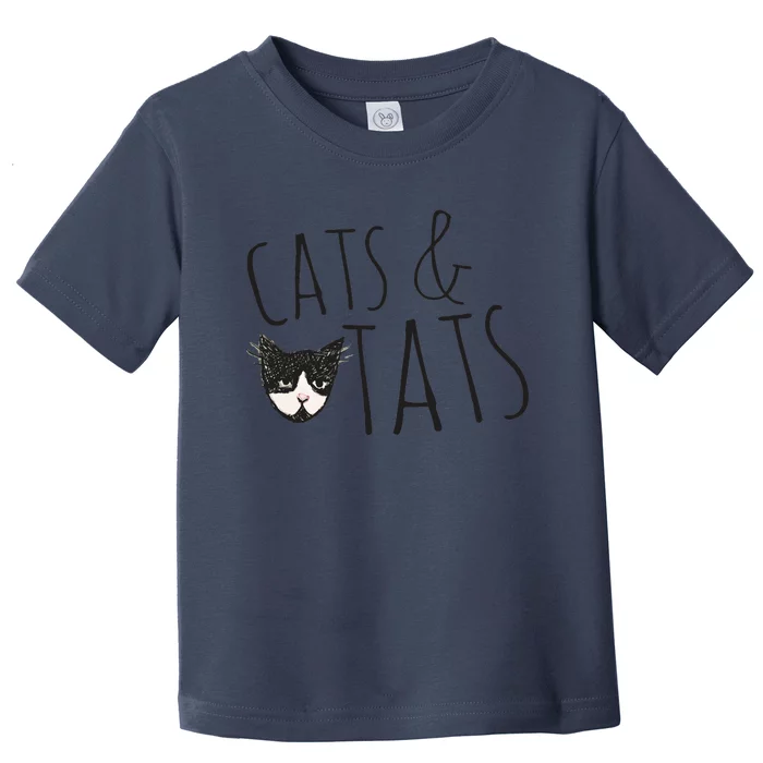 Cats and Tats cat tattoo lover Cats & Tats Toddler T-Shirt