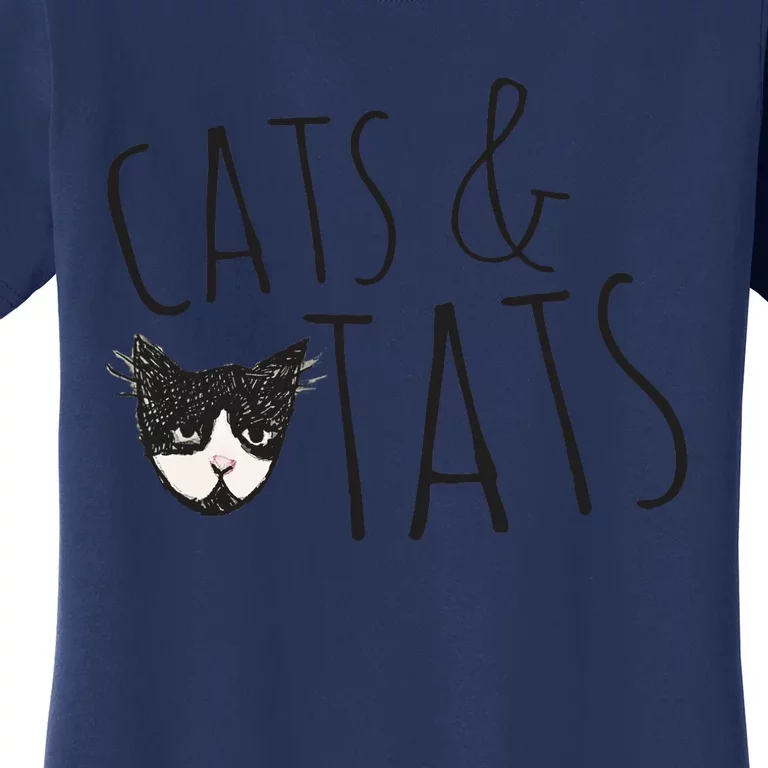 Cats and Tats cat tattoo lover Cats & Tats Women's T-Shirt