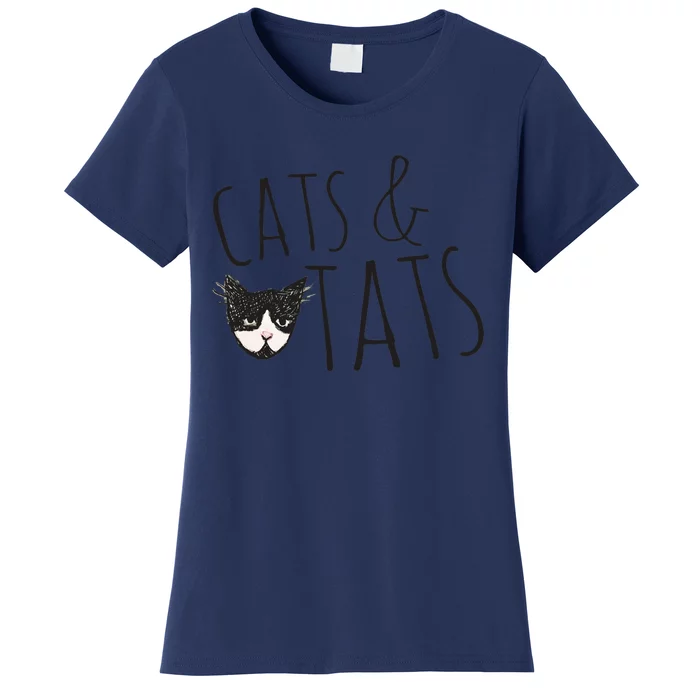 Cats and Tats cat tattoo lover Cats & Tats Women's T-Shirt