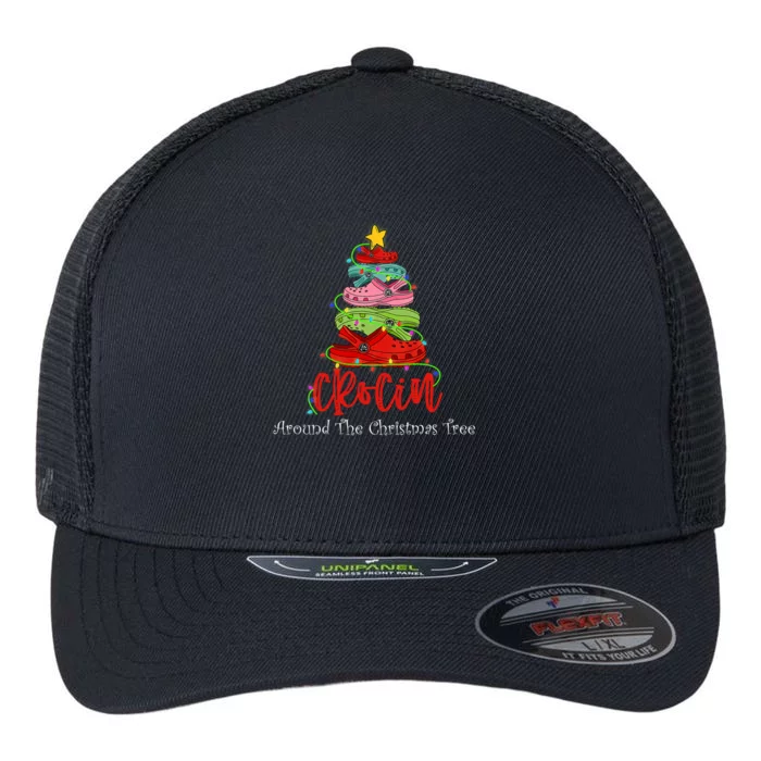 Crocin Around The Christmas Tree Flexfit Unipanel Trucker Cap