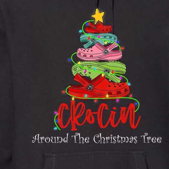 Crocin Around The Christmas Tree Premium Hoodie