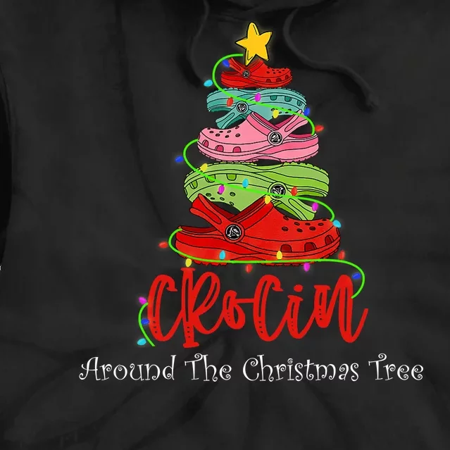 Crocin Around The Christmas Tree Tie Dye Hoodie