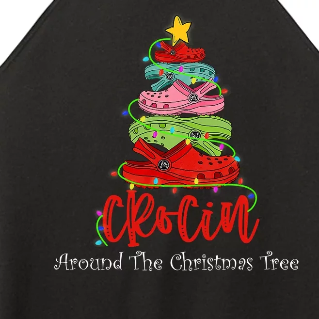 Crocin Around The Christmas Tree Women’s Perfect Tri Rocker Tank