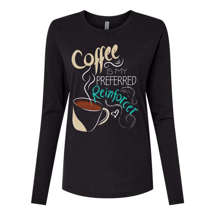 Coffee ABA Therapist Autism Teacher Behavior Analyst Womens Cotton Relaxed Long Sleeve T-Shirt