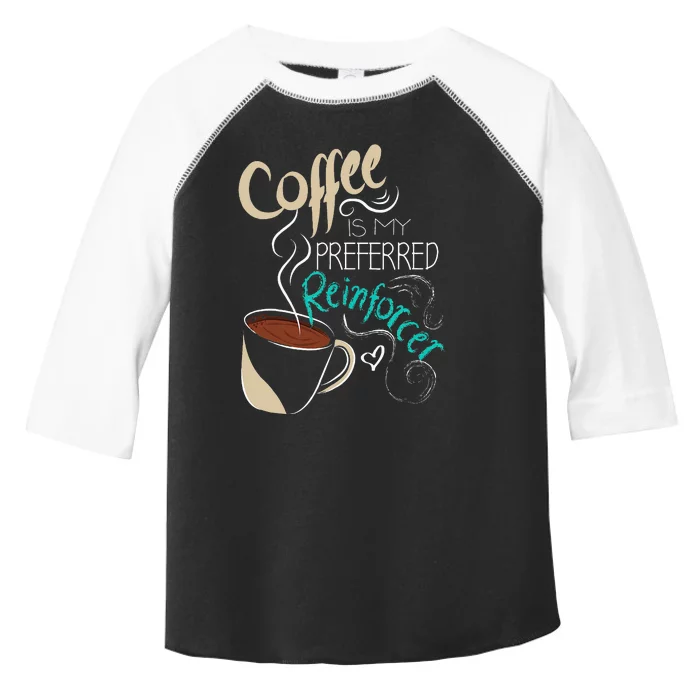 Coffee ABA Therapist Autism Teacher Behavior Analyst Toddler Fine Jersey T-Shirt