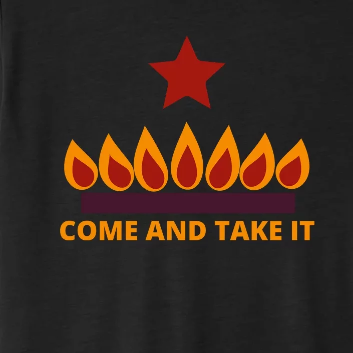 COME AND TAKE IT STOVE Funny ChromaSoft Performance T-Shirt