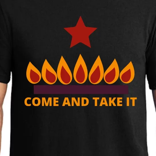 COME AND TAKE IT STOVE Funny Pajama Set