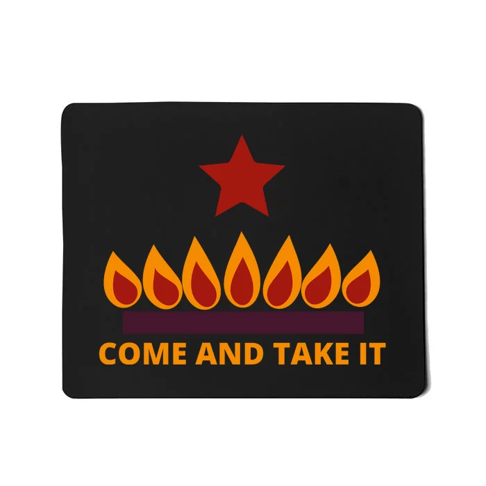 COME AND TAKE IT STOVE Funny Mousepad