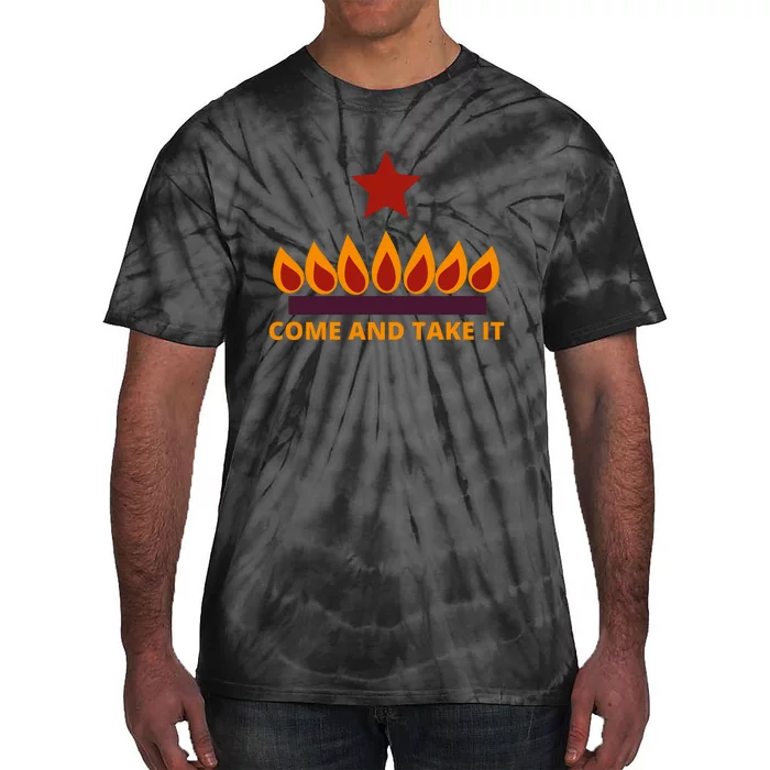 COME AND TAKE IT STOVE Funny Tie-Dye T-Shirt