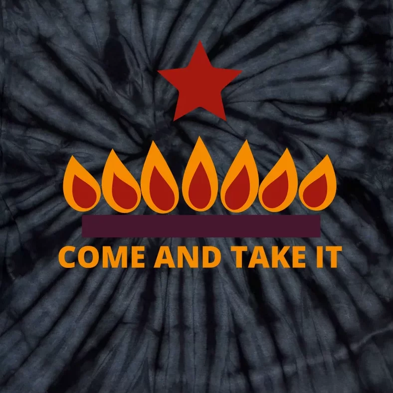 COME AND TAKE IT STOVE Funny Tie-Dye T-Shirt