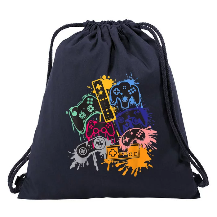 Control All The Things Video Game Controller Gift Drawstring Bag