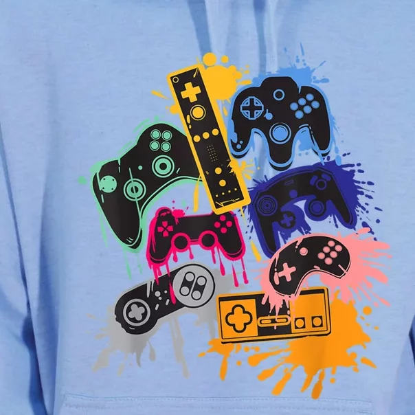 Control All The Things Video Game Controller Gift Unisex Surf Hoodie