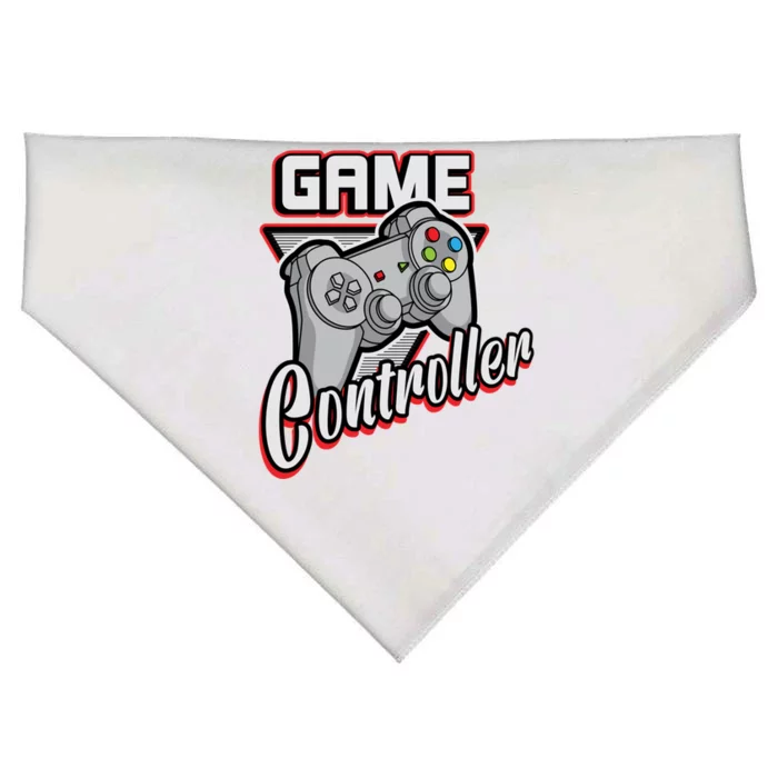 Control All The Things Video Game Controller Gift USA-Made Doggie Bandana