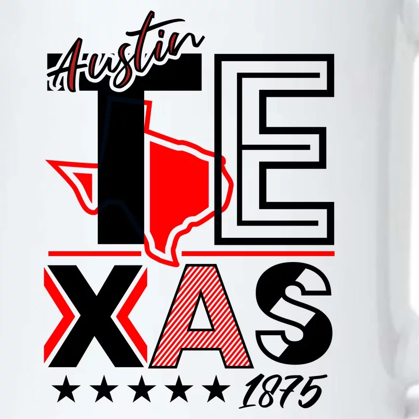 Cool Austin Texas Logo Black Color Changing Mug