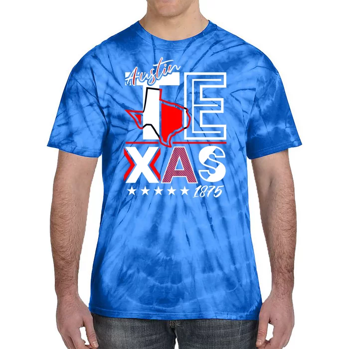 Cool Austin Texas Logo Tie-Dye T-Shirt