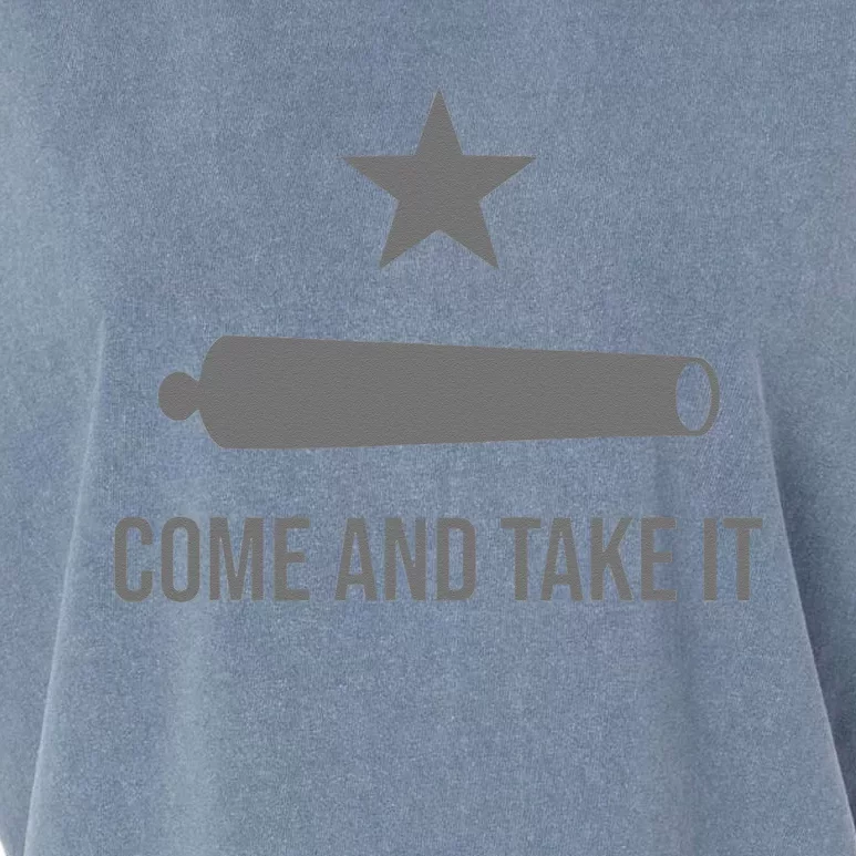 COME AND TAKE IT FLAG TEXAS PRIDE GONZALES CANNON Garment-Dyed Women's Muscle Tee