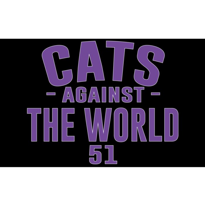 Cats Against The World Bumper Sticker