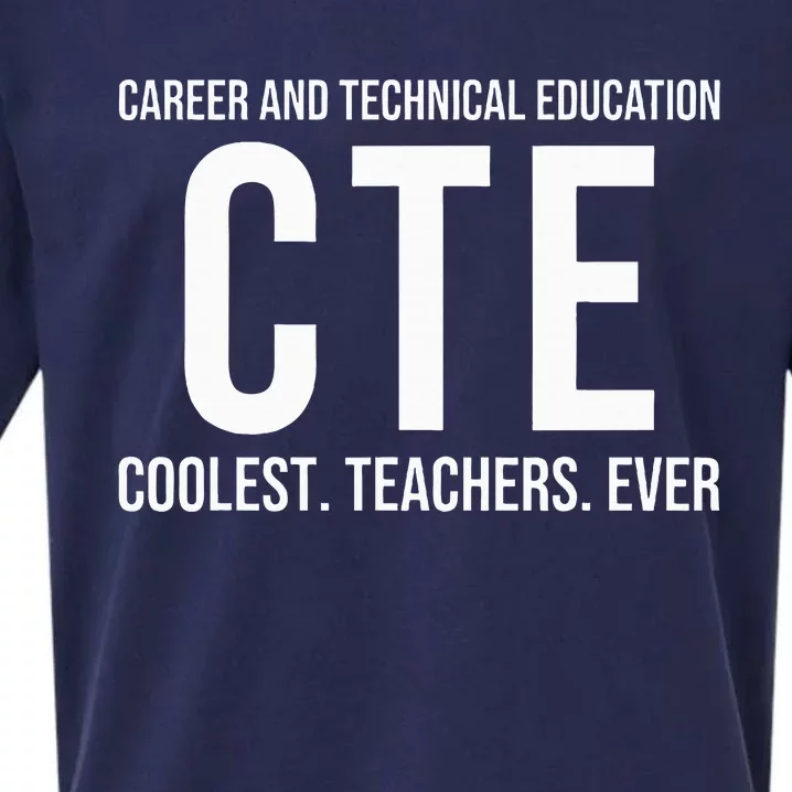 Career And Technical Education Cte Teacher Sueded Cloud Jersey T-Shirt