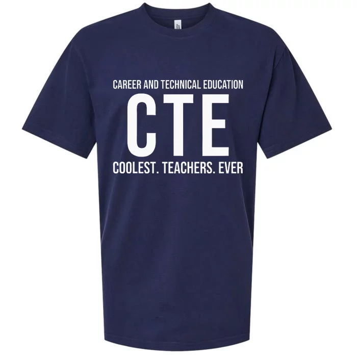 Career And Technical Education Cte Teacher Sueded Cloud Jersey T-Shirt