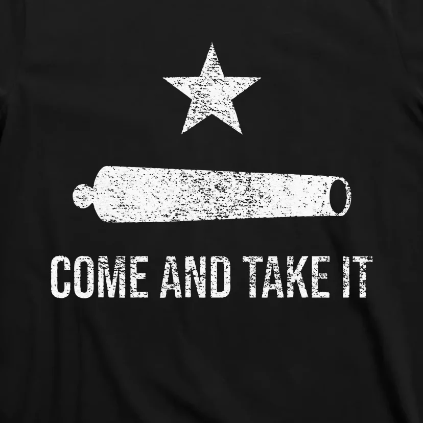 COME AND TAKE IT FLAG TEXAS PRIDE GONZALES CANNON T-Shirt