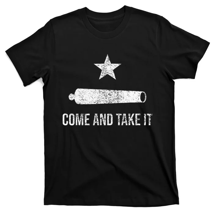 COME AND TAKE IT FLAG TEXAS PRIDE GONZALES CANNON T-Shirt