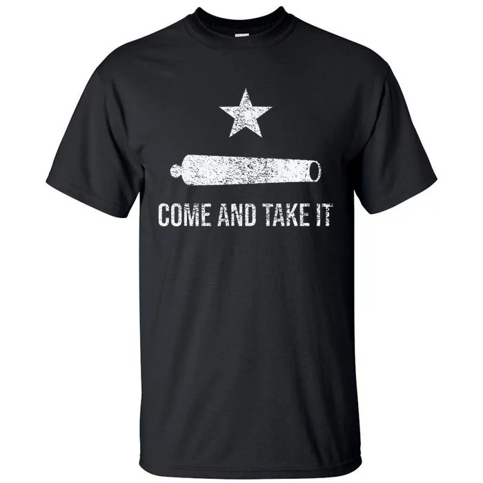 COME AND TAKE IT FLAG TEXAS PRIDE GONZALES CANNON Tall T-Shirt