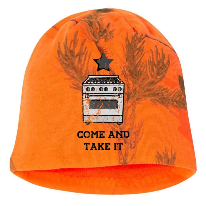 Come And Take It President Joe Biden Ban On Gas Stoves Kati - Camo Knit Beanie