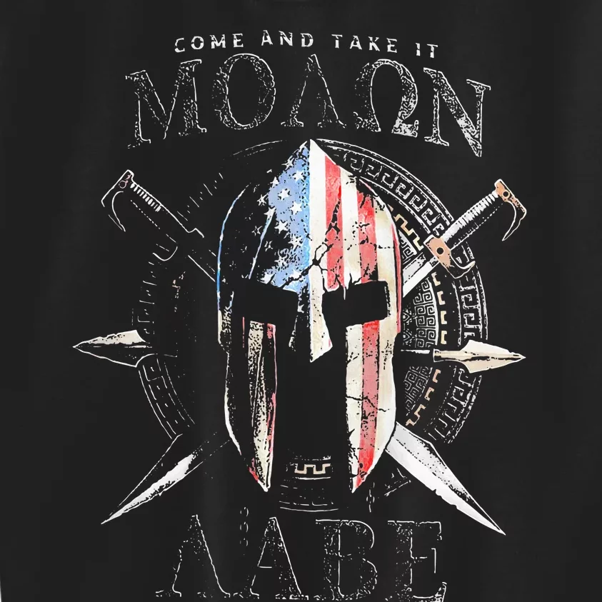 Come And Take It Molon Labe 2nd Amendment Kids Sweatshirt