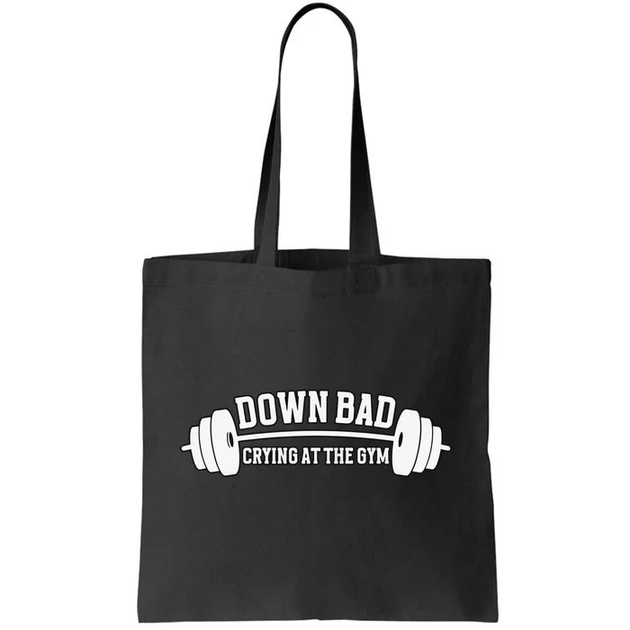 Crying At The Gym Tote Bag