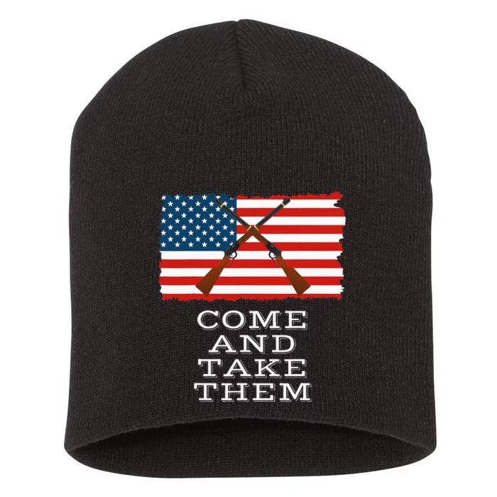 Come And Take It 2nd Amendment Gun Rights I Will Not Comply Short Acrylic Beanie