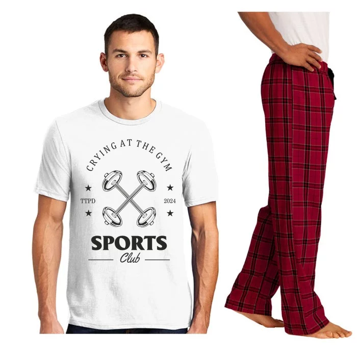 Crying At The Gym Sports Club Ttpd Pajama Set